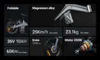 T1 Folding Magnesium E-Bike
