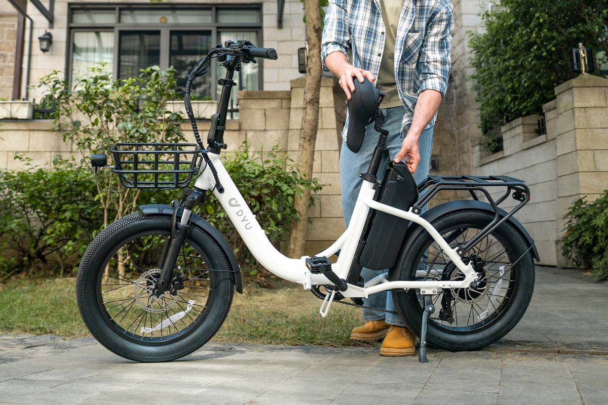 C9 20" Folding Fat Tire E-Bike